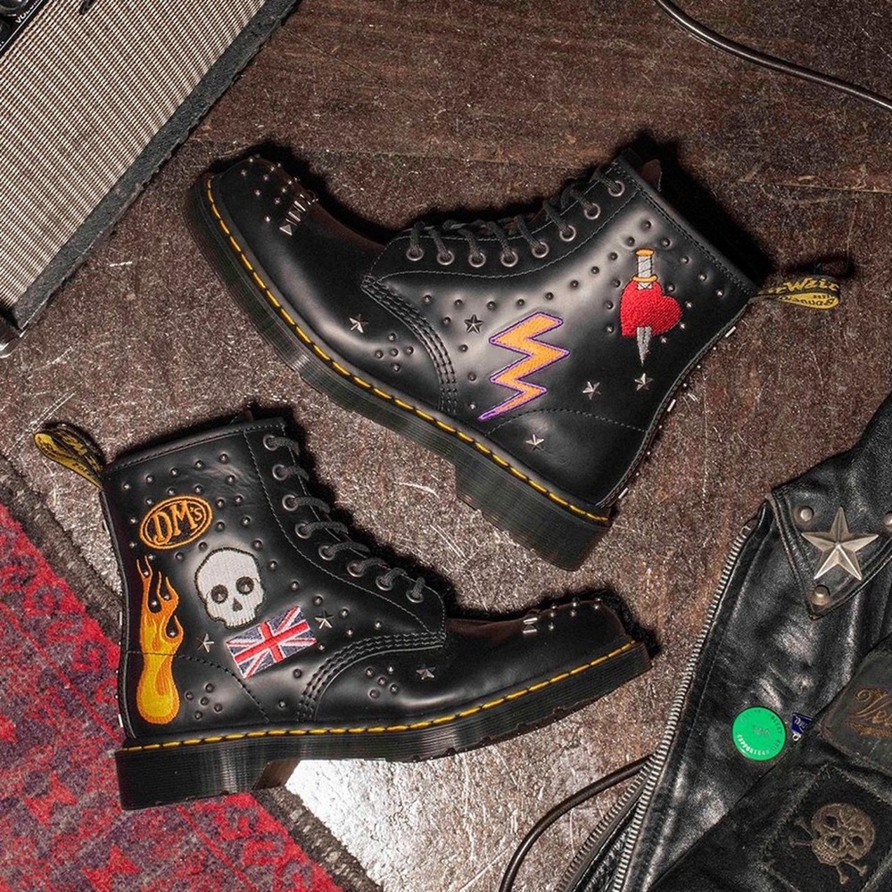 dr marten 1460 rock & roll boots